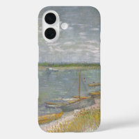 Vincent van Gogh - Vue d'une rivière avec des bate