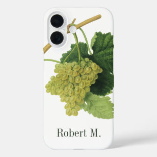Coques iPhone 16 Vins blancs sur la vigne, fruits alimentaires Vint