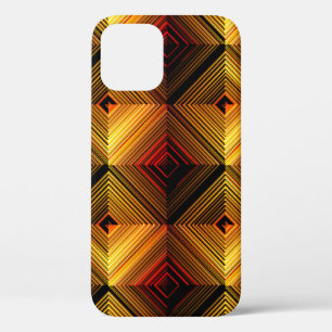 Case-Mate iPhone Case vintage abstrait motif transparent. dégradé Brown