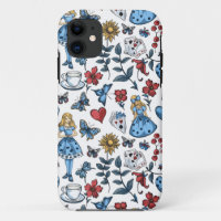 Vintage Alice au pays des merveilles Motif sans co