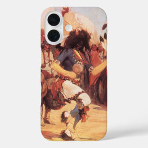 Coques iPhone 16 Vintage Amérindiens Danseur de buffle par Cassidy