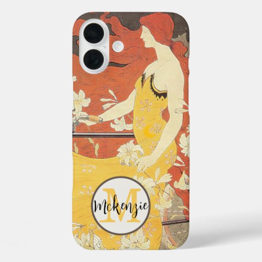 Coques Case-Mate iPhone Vintage Birds Birdcage Vélos (Verso)