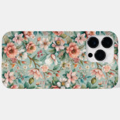 Coques Case-Mate iPhone Vintage botanique, floral (Verso (horizontal))