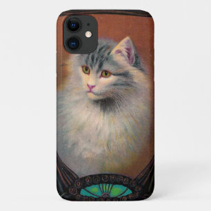 Case-Mate iPhone Case Vintage chat art nouveau élégant portrait de anima