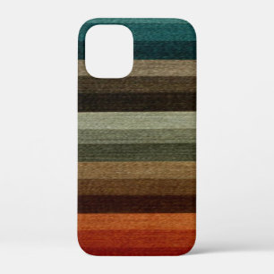 Etui iPhone Case-Mate Vintage Chaud Automne Motif rayé, Tons Terre