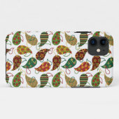 Coques Case-Mate iPhone Vintage Christmas Paisley (Dos (Horizontal))