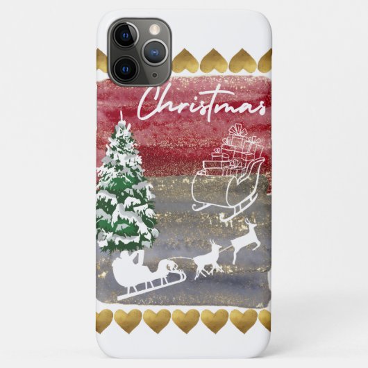 Coques Case-Mate iPhone Vintage Christmas Trees (Dos)