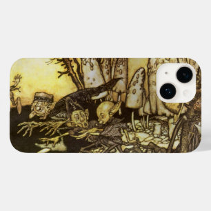 Coque Pour iPhone 14 Vintage Conte de Fées, Bande d'Ouvriers par Rackha