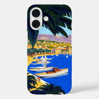 Coques iPhone 16 Vintage Côte d'Azur