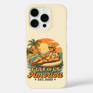 Coques iPhone 16 Pro Vintage drôle Trump Amérique du Golfe 2025