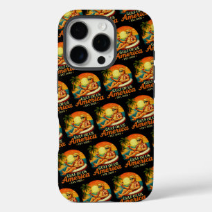 Coques iPhone 16 Pro Vintage drôle Trump Amérique du Golfe 2025