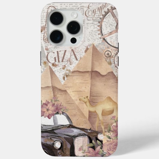 Coques Case-Mate iPhone Vintage Egypt Phone Case (Verso)