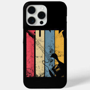 Coque iPhone 15 Pro Max Vintage Electric Guitar Funk Musique amant cadeaux