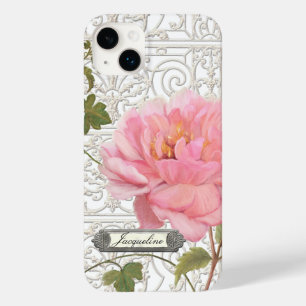 Coques Pour iPhone Vintage Élégant Fleur de pivoine élégante Pers