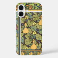 Vintage Floral Art Nouveau Légumes, Gourdes