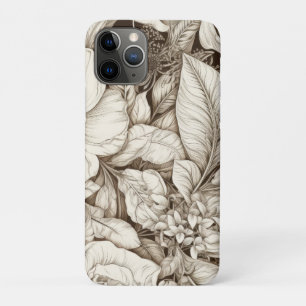 Case-Mate iPhone Case Vintage Floral Sepia Motif (9)