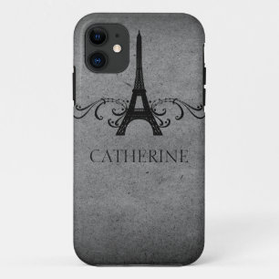 Etui iPhone Case-Mate Vintage Français Flourish BT iPhone 5 Coque, Gris