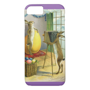 Coques Pour iPhone Vintage Funny Pâques, Lapin Rabbit Photographe