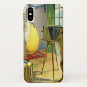 Case-Mate iPhone Case Vintage Funny Pâques, Lapin Rabbit Photographe