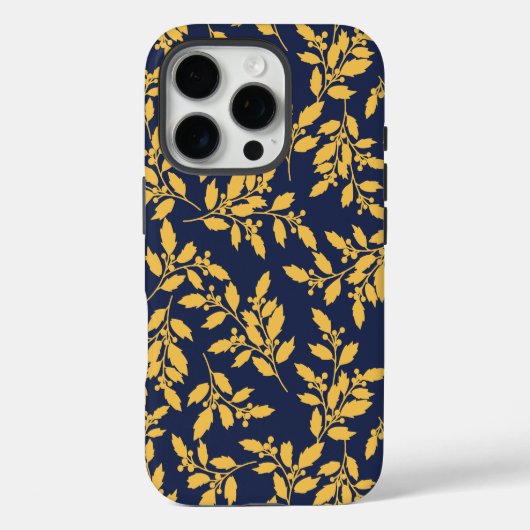 Coques Case-Mate iPhone Vintage Golden Mistletoe (Verso)