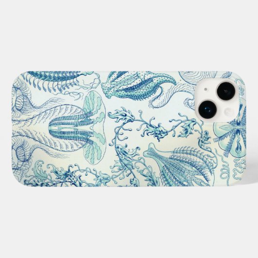 Coques Case-Mate iPhone Vintage Haeckel (Verso (horizontal))