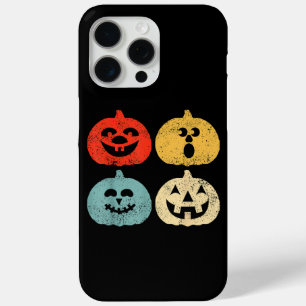 Coque iPhone 15 Pro Max Vintage Halloween Citrouille Funny Retro Cadeau