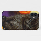Coques Case-Mate iPhone Vintage Halloween Kitten (Dos (Horizontal))