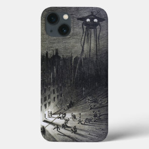 Case-Mate iPhone Case Vintage invasion alien d'origine noir blanc gris