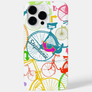 Coques Pour iPhone Vintage moderne Vélo couleur brillante Motif néon