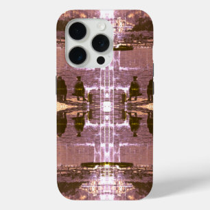 Coque iPhone 15 Pro Vintage Monaco Principauté port de pêche