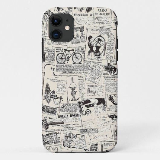 Coques Case-Mate iPhone Vintage Newspaper (Dos)