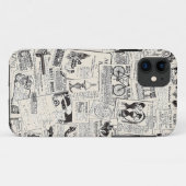 Coques Case-Mate iPhone Vintage Newspaper (Dos (Horizontal))