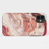 Coques Case-Mate iPhone Vintage Noël Père Noël (Dos (Horizontal))