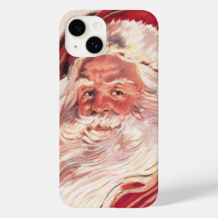 Coque Pour iPhone 14 Vintage Noël Père Noël