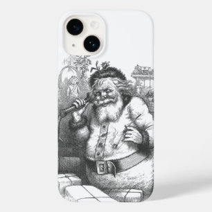 Coque Pour iPhone 14 Vintage Noël Père Noël