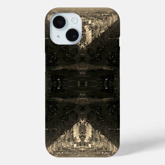 Coques Case-Mate iPhone Vintage Paris Champs-Elysées (Verso)
