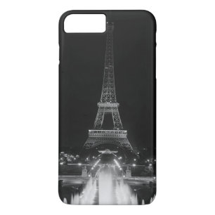 Case-Mate iPhone Case Vintage Paris Fontaines Tour Eiffel nuit