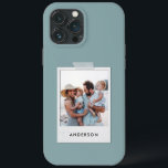 Case-Mate iPhone Case Vintage photo collage typographie moderne Coque-Ma<br><div class="desc">Tendance vintage retro typographie photo moderne simple design de téléphone élégant. La couleur Arrière - plan peut être modifiée.</div>