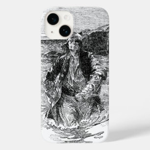 Coques Pour iPhone Vintage Pirates, sir Henry Morgan dans l'océan