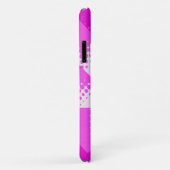 Coques Case-Mate iPhone Vintage purple halftone star (Dos/Droite)