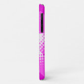 Coques Case-Mate iPhone Vintage purple halftone star (Dos/Gauche)