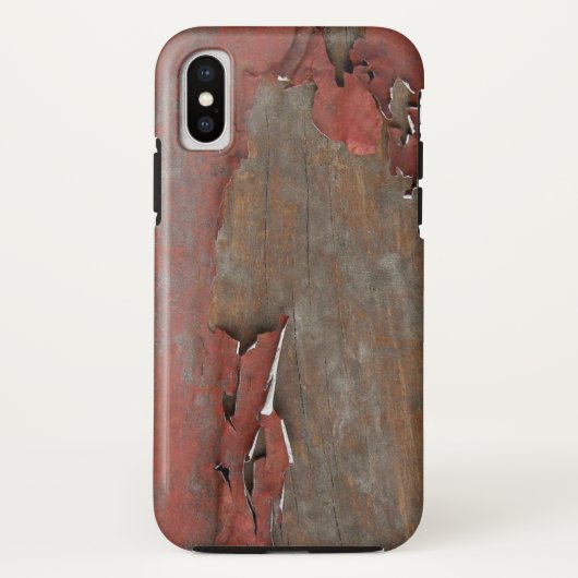Coques Case-Mate iPhone Vintage Red Barn Wood (Dos)