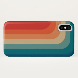 Case-Mate iPhone Case Vintage & Retro 70 s Style - Stripes colorées