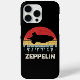 Coque iPhone 15 Pro Max Vintage Retro Zeppelin Chemise Dirigible
