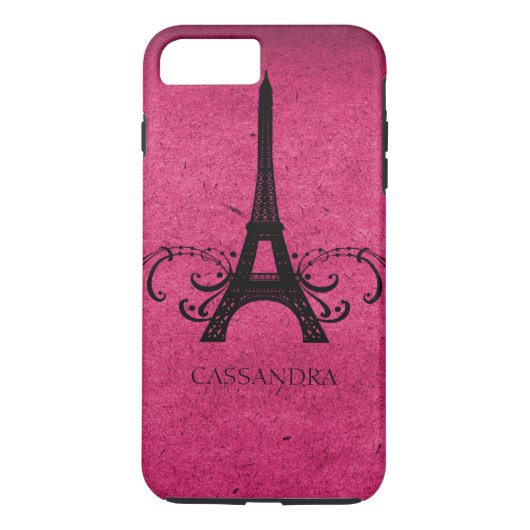 Coques Case-Mate iPhone Vintage rose (Dos)