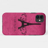 Coques Case-Mate iPhone Vintage rose (Dos (Horizontal))