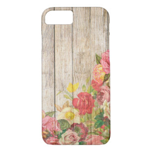 Coque Case-Mate Pour iPhone Vintage Russe Romantique Rose Bois