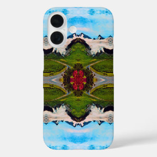 Coques iPhone 16 Vintage USA Alaska glacier Worthington été