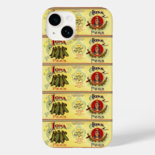 Coque Pour iPhone 14 Vintage Vegetable Can Étiquette Art, Iona Brand Pe