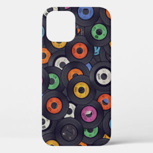 Case-Mate iPhone Case Vintage Vinyl Records Arrière - plan de musique